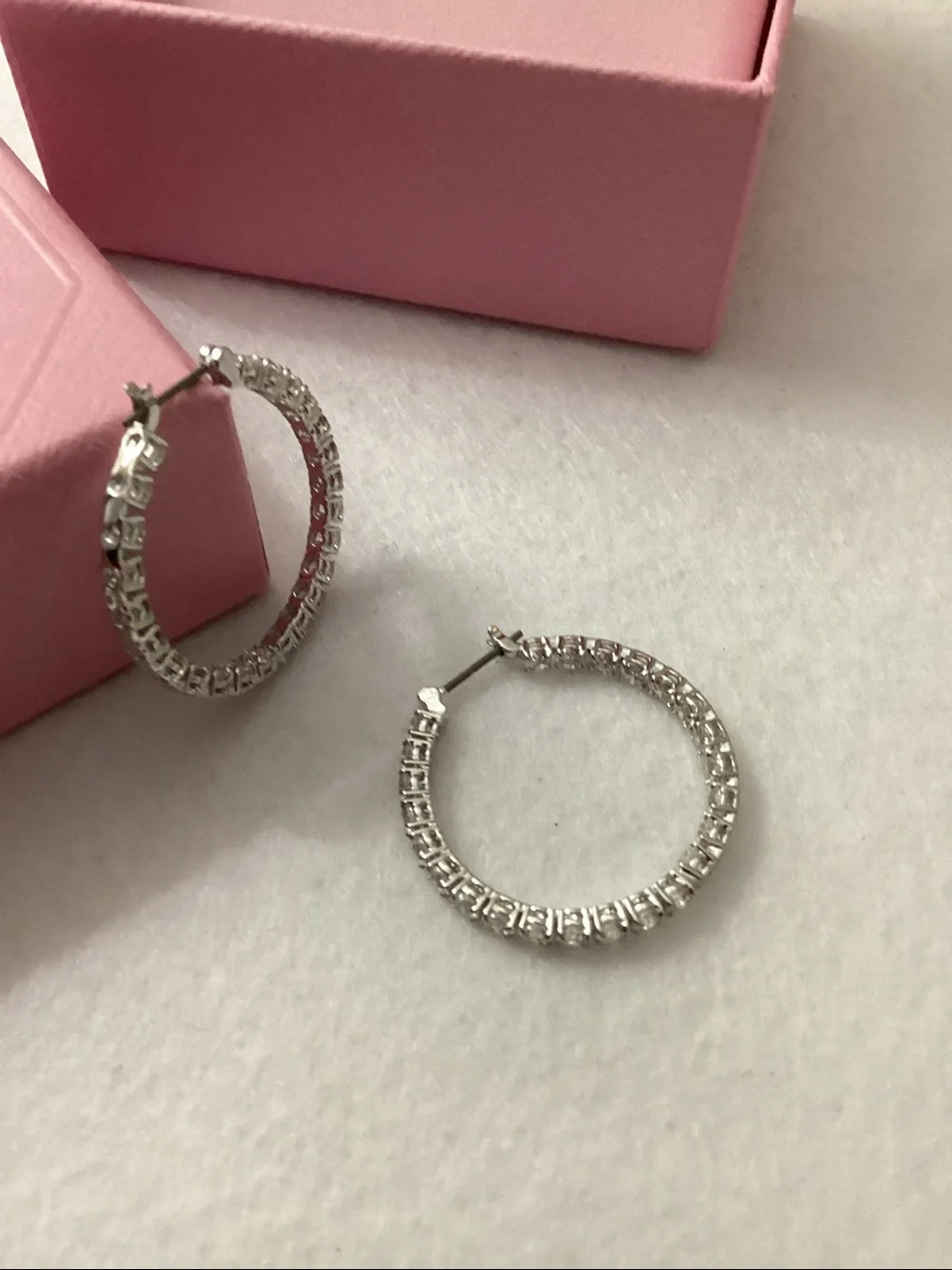 Swarovski sparkling silver